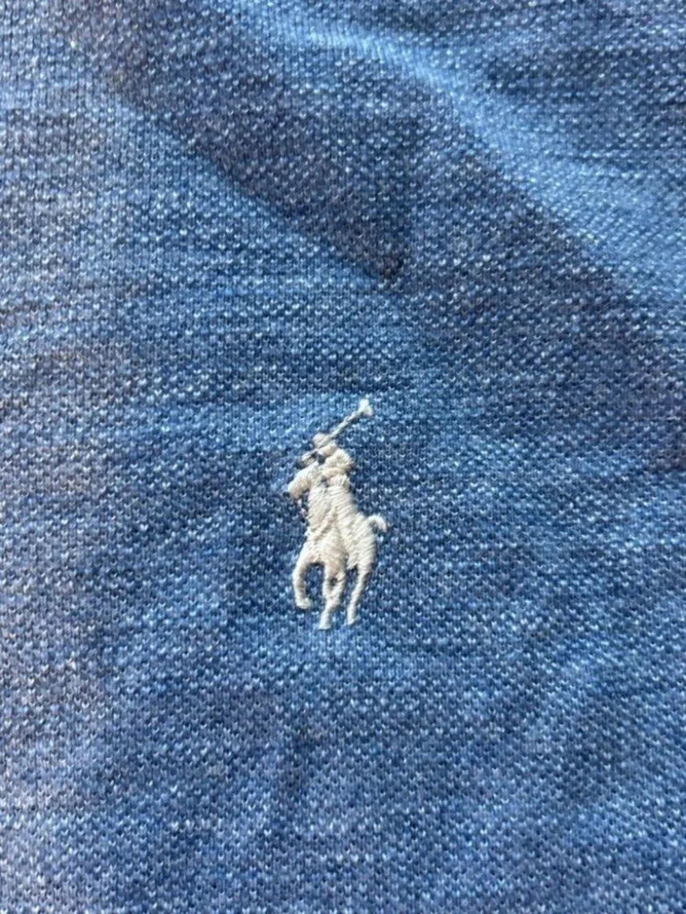 Polo Ralph Lauren Men's Polo Shirt Size L Blue Exclusive of Decoration